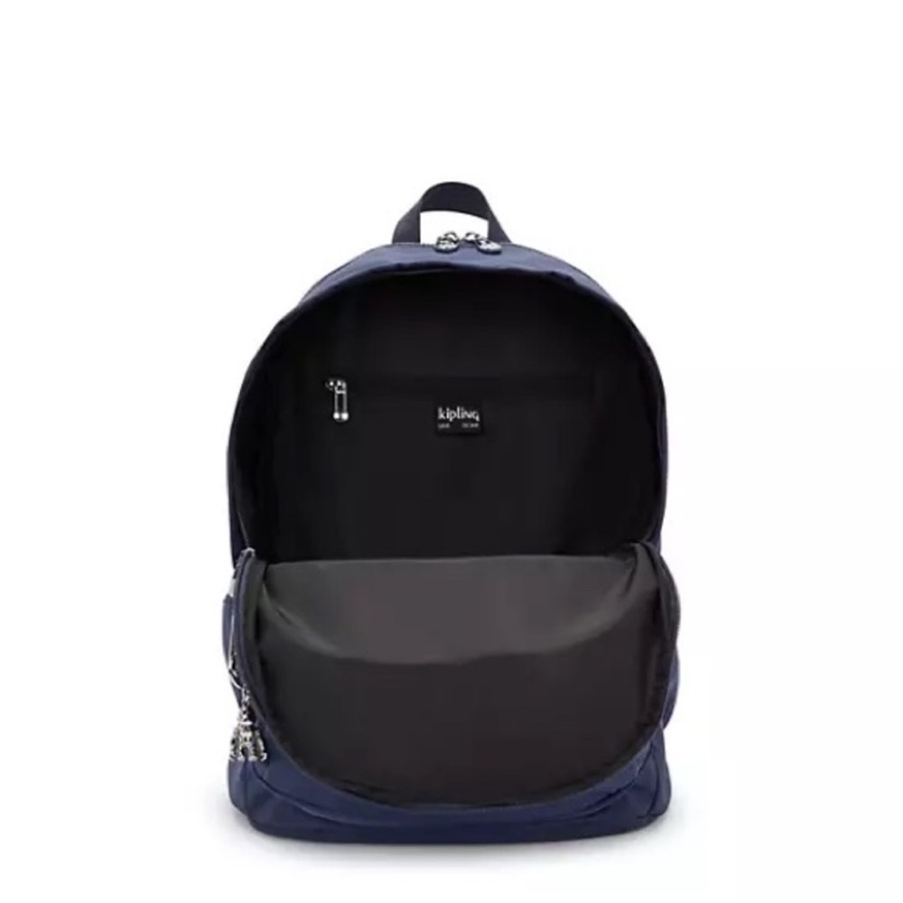 NEW Kipling Delia Nylon Backpack Endless Blue - Picture 2 of 6